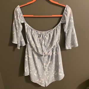 Off the shoulder romper